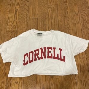 Cornell University Crop T-shirt size small